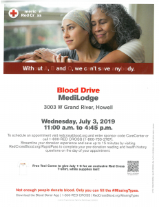 Red Cross Blood Drive 07.2019